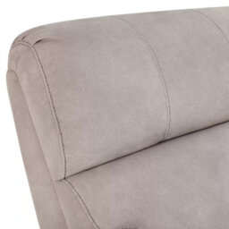 Xample True Innovations Hayden Beige Fabric Manual Recliner Chair, Rocking Motion, Padded Arms, Bustle Back, Pocket Coil Seat - thumbnail 6