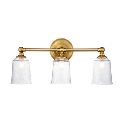 Luminosa Lighting Elstead Feiss Hugeunot Lake Wall Lamp Burnished Brass, Ip44