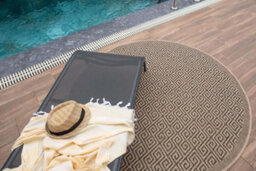 The Rugs Nature Collection Outdoor Rug In Dark Grey 5100Dg - thumbnail 6