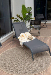 The Rugs Nature Collection Outdoor Rug In Dark Grey 5100Dg - thumbnail 4