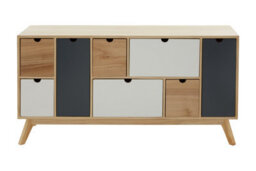Orsina Compact Design Six Drawer Chest, Modern Design Chest Of Drawers For Livingroom, Minimalist Storage Chest - thumbnail 1