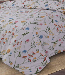 Homes & Linen Eloise Printed Microfiber 4 Piece Bedding Set Duvet Cover Fitted Sheet And Pillowcases - thumbnail 3