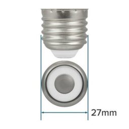Crompton Lamps Led Golfball 4.5W E27 Harlequin Ip65 Cool White Clear (3 Pack) - thumbnail 2