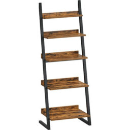 5Tier Ladder Shelf Bookcase Bookshelf Corner Storage Shelf Display Organizer - thumbnail 6