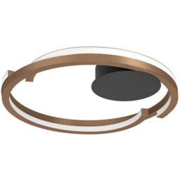 Loops Stylish Modern Bronze And Black Led Ceiling Light For Indoor Spaces - thumbnail 3