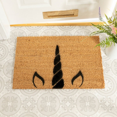Artsy Doormats Unicorn Horn Doormat - Regular 60X40Cm - image 1