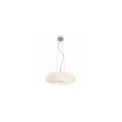 Ideal Lux Smarties Bianco 5 Light Large Ceiling Pendant White, E27 - image 1