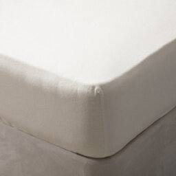 Belledorm Brushed Cotton Extra Deep Fitted Sheet Cream (Double) - thumbnail 2
