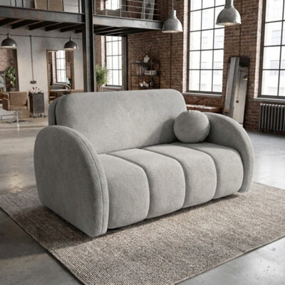 Viva Comfy Iii Sofa Bed With Storage Compartment Living Room Chipboard Metal Legs Wooden Frame 152X103X85Cm Light Grey - image 1