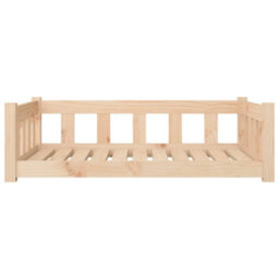 Berkfield Dog Bed 95.5X65.5X28 Cm Solid Wood Pine - thumbnail 4