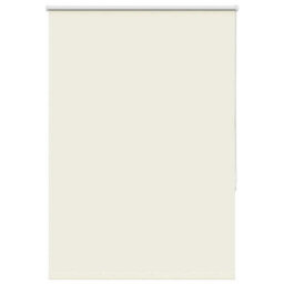 Berkfield Roller Blind Blackout Off White 115X150 Cm Fabric Width 110.7 Cm Polyester