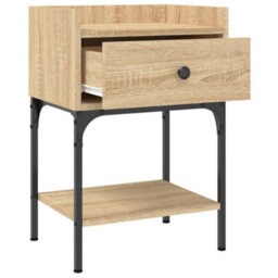 Berkfield Bedside Tables 2 Pcs Sonoma Oak 40.5X31X60 Cm Engineered Wood - thumbnail 7