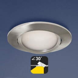Long Life Lamps Company 4W Led Ceiling Downlight Brushed Chrome Recessed Adjustable Spot Light 3000K Warm White Dbcww - thumbnail 5