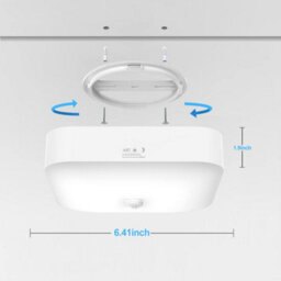 Amorly Rechargeable Motion Sensor Closet Light, 3000K Warm White, Motion Sensored Activated, Use For Hallway, Stairs, Pantry, Bathroom - thumbnail 7