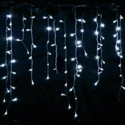 HSD 200 Led Cool White Icicle Lights (3.9M) - Battery Fairy Lights For Christmas, Weddings, And Home Decor - thumbnail 3