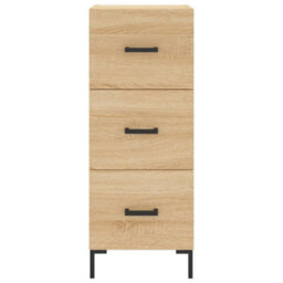 Berkfield Modern Sideboard Sonoma Oak 34.5X34X90 Cm Engineered Wood - thumbnail 6