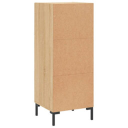 Berkfield Modern Sideboard Sonoma Oak 34.5X34X90 Cm Engineered Wood - thumbnail 8