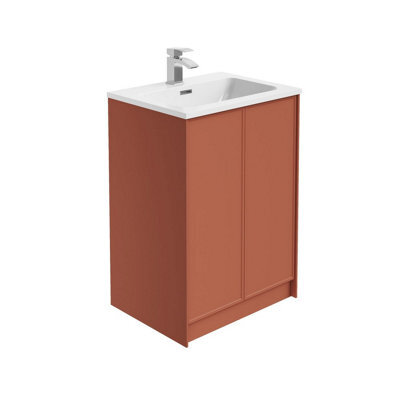 Plum&clay Jenner Clay Freestanding Vanity Unit & Basin Set (W)600mm (H)855mm - image 1
