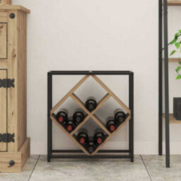 Walplus Wine Rack Artisan Oak 51 X 18 X 52.5 Cm Engineered Wood - thumbnail 4