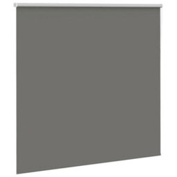 Berkfield Roller Blind Blackout Grey 155X150 Cm Fabric Width 151.6 Cm Polyester - thumbnail 3