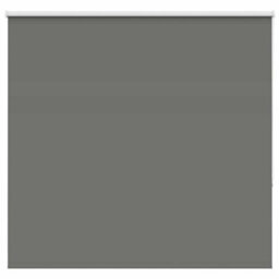 Berkfield Roller Blind Blackout Grey 155X150 Cm Fabric Width 151.6 Cm Polyester - thumbnail 2