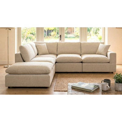 Cotleigh Reversible 5-Piece Modular Corner Sofa - Oat - image 1