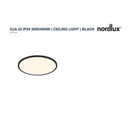 Nordlux Oja Plastic Ceiling Light 3-Level Dimming Black,mains Led - thumbnail 7