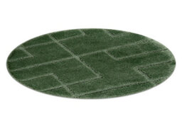 RugsX Bathroom Rug Supreme Circle Lines, Non-Slip, Soft - Green Circle 50 Cm - thumbnail 2