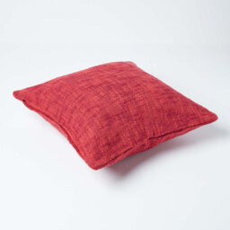 Homescapes Nirvana Cotton Orange Cushion Cover, 60 X 60 Cm - thumbnail 3