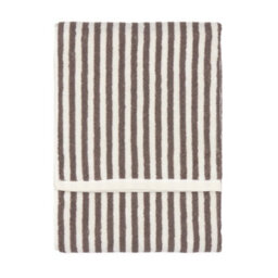 Yard Hebden Striped 100% Cotton Hand Towel, Chocolate, 50 X 100Cm - thumbnail 1