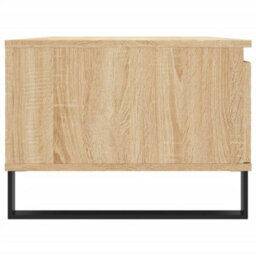 Berkfield Modern Coffee Table Sonoma Oak 90X50X36.5 Cm Engineered Wood - thumbnail 7