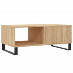Berkfield Modern Coffee Table Sonoma Oak 90X50X36.5 Cm Engineered Wood - thumbnail 8