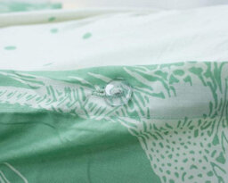 Furn. Moorland Birds King Duvet Cover Set, Cotton, Polyester, Green - thumbnail 7