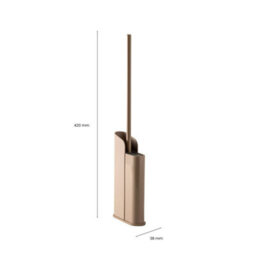 Cosmic Silicone Toilet Brush, Floor Or Self-Adhesive, Slim Design, Award-Winning Design, White, Flat Collection - thumbnail 8