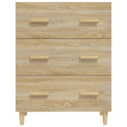 Berkfield Classic Sideboard Sonoma Oak 70X34X90 Cm Engineered Wood - thumbnail 3