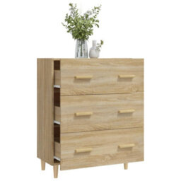 Berkfield Classic Sideboard Sonoma Oak 70X34X90 Cm Engineered Wood - thumbnail 7