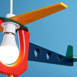 Valuelights Multicolour Ceiling Shade And Bulb (D)50Cm - thumbnail 5