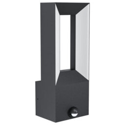 Eglo Riforano Black Metal Integrated Led Ip44 Outdoor Wall Light, (D) 11Cm - thumbnail 3