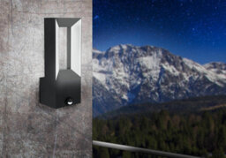 Eglo Riforano Black Metal Integrated Led Ip44 Outdoor Wall Light, (D) 11Cm - thumbnail 4