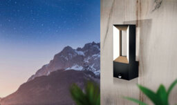 Eglo Riforano Black Metal Integrated Led Ip44 Outdoor Wall Light, (D) 11Cm