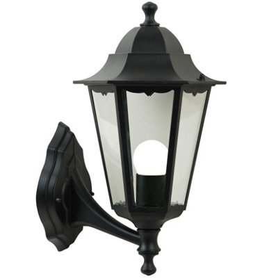 Nordlux Cardiff Outdoor Aluminium Wall Light Weatherproof Black,mains - image 1