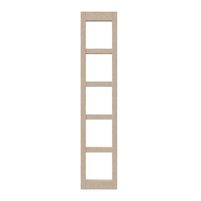 GoodHome Alpinia Natural Oak Effect Wine Rack Fascia, (H)715mm(W)147mm - image 1