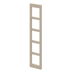 GoodHome Alpinia Natural Oak Effect Wine Rack Fascia, (H)715mm(W)147mm - thumbnail 2