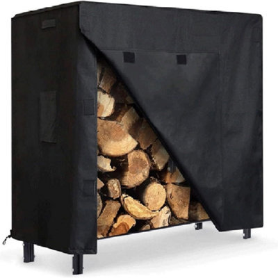 Waterproof Protective Cover For Firewood Rack, 600D Oxford Pvc Fabric, With Handles And Ventilation Holes, 122 X 61 107 Cm - image 1