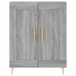 Berkfield Classic Sideboard Grey Sonoma 69.5X34X90 Cm Engineered Wood - thumbnail 5