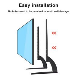 Tv Bracket For 32 To 75 Inch Tv Table Top Stand Height Adjustable Universal Screen Monitor Tv Feet - thumbnail 2