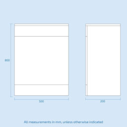 Nes Home 1100mm Grey Basin Vanity Cabinet, Wc Unit & D-Shape Back To Wall Toilet - thumbnail 6