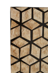 Orsina Black And Gold Cube Wall Mirror - thumbnail 4