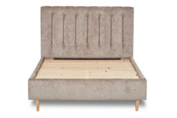 Divan Base Direct Eternal Contemporary Button-Backed Fabric Bed Base Only 6Ft Super King- Pavia Dove - thumbnail 3