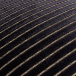 Paoletti Savoy Stripe Velvet Feather Filled Cushion - thumbnail 4